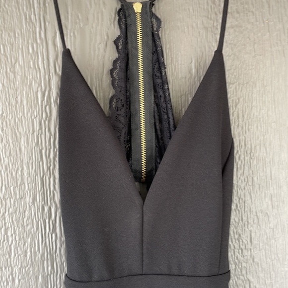 Black High Low Dress - Picture 2 of 5